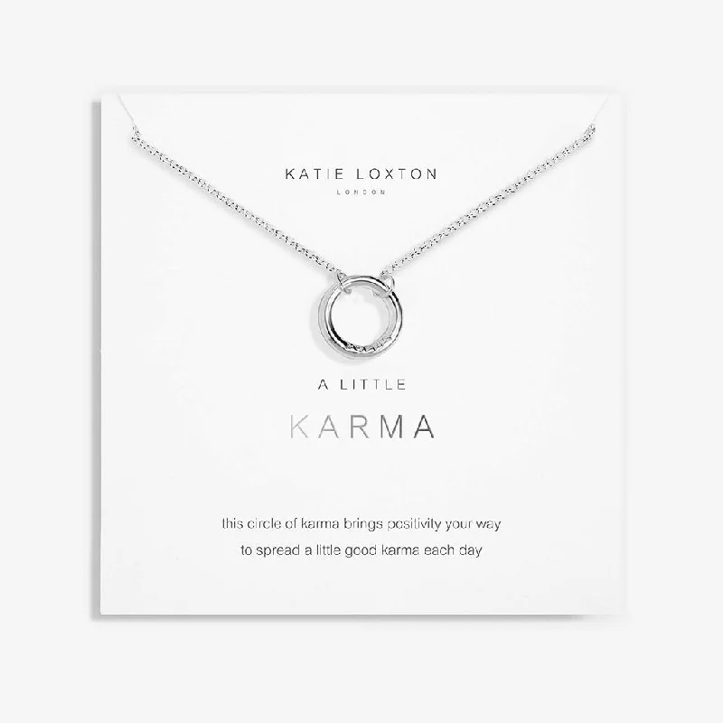 Women's modern design necklaces-A Littles & Co : A Little 'Karma' Necklace