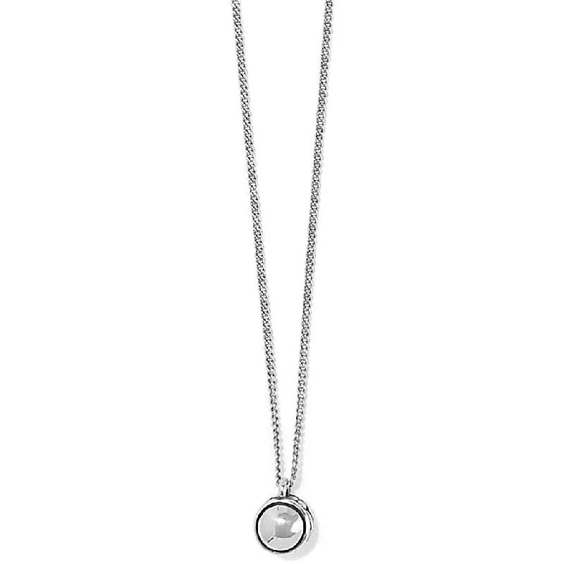 Women's eco-friendly necklaces-Brighton - Contempo Nuevo Petite Dome Necklace