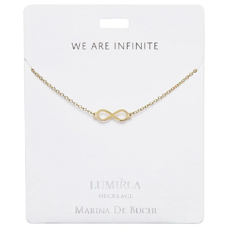 Women's star necklaces-Lumiela Necklace: "we are infinite" - Infinity