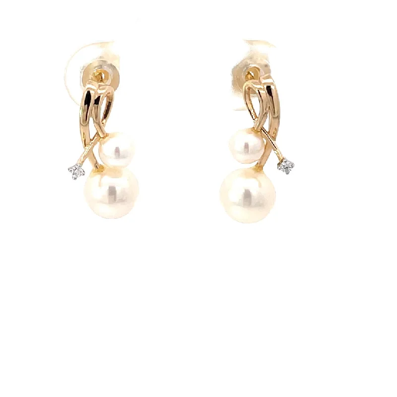 Women's minimalist earrings-Pearl Earring