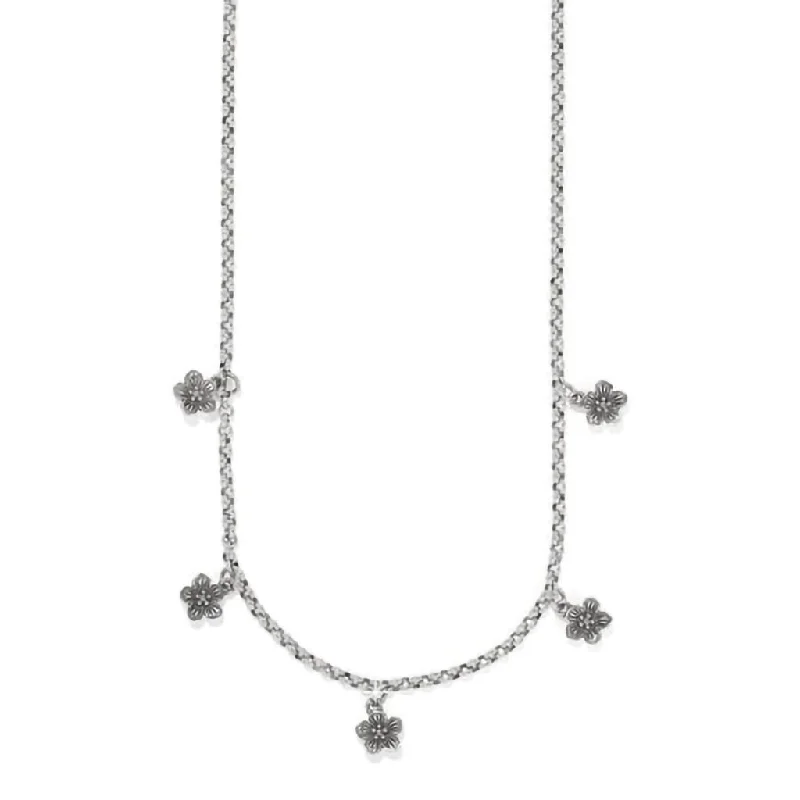 Women's silver-plated necklaces-Brighton : Sakura Short Necklace