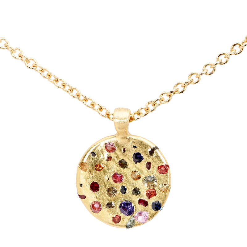 Women's anniversary necklaces-Small Rainbow Constellation Necklace - Made to Order