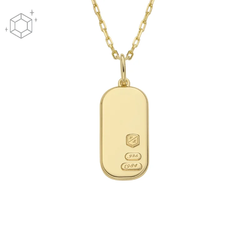 Women's short necklaces-Fossil Women's Sterling All Stacked Up Gold-Tone Sterling Silver Pendant Necklace