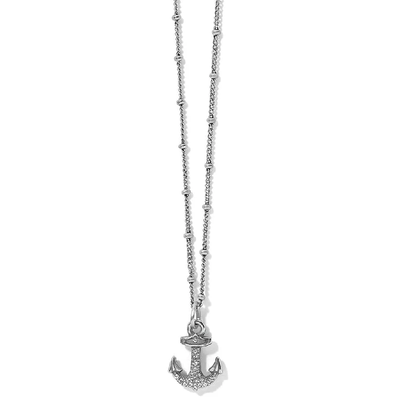 Women's casual necklaces-Brighton : Voyage Mini Anchor Necklace