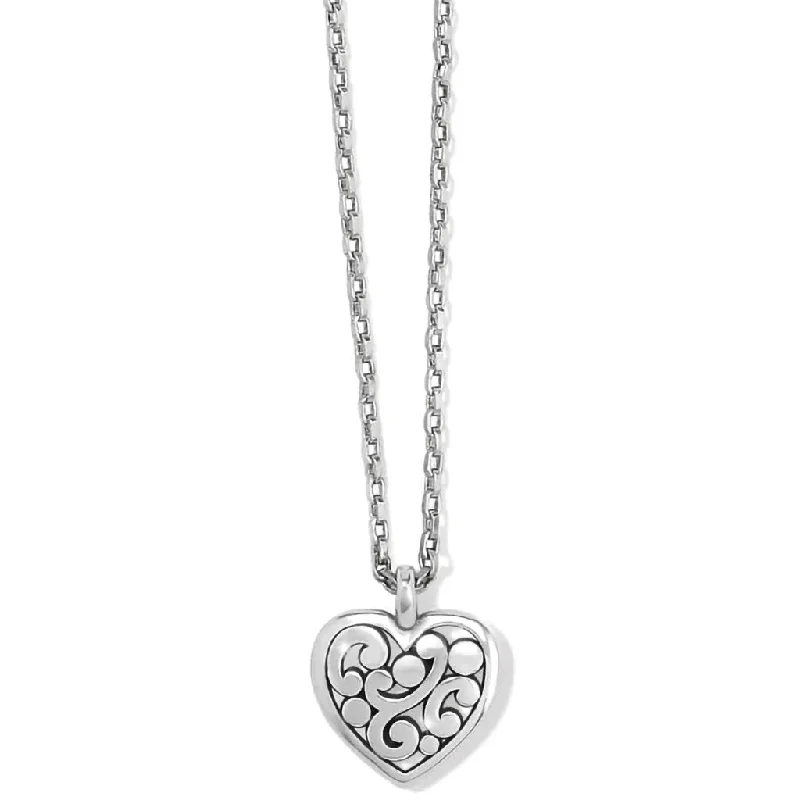 Minimalist women's necklaces-Brighton : Contempo Heart Petite Necklace