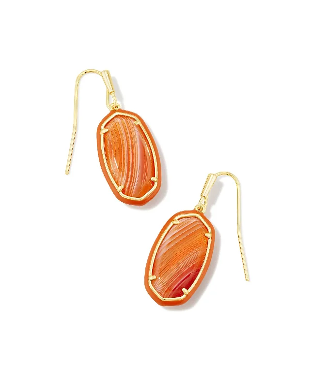 Modern women's earrings-Kendra Scott Dani Drop Frame Earrings