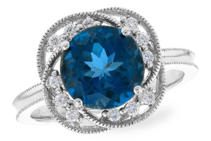 Women's diamond rings-Allison Kaufman Topaz Ring