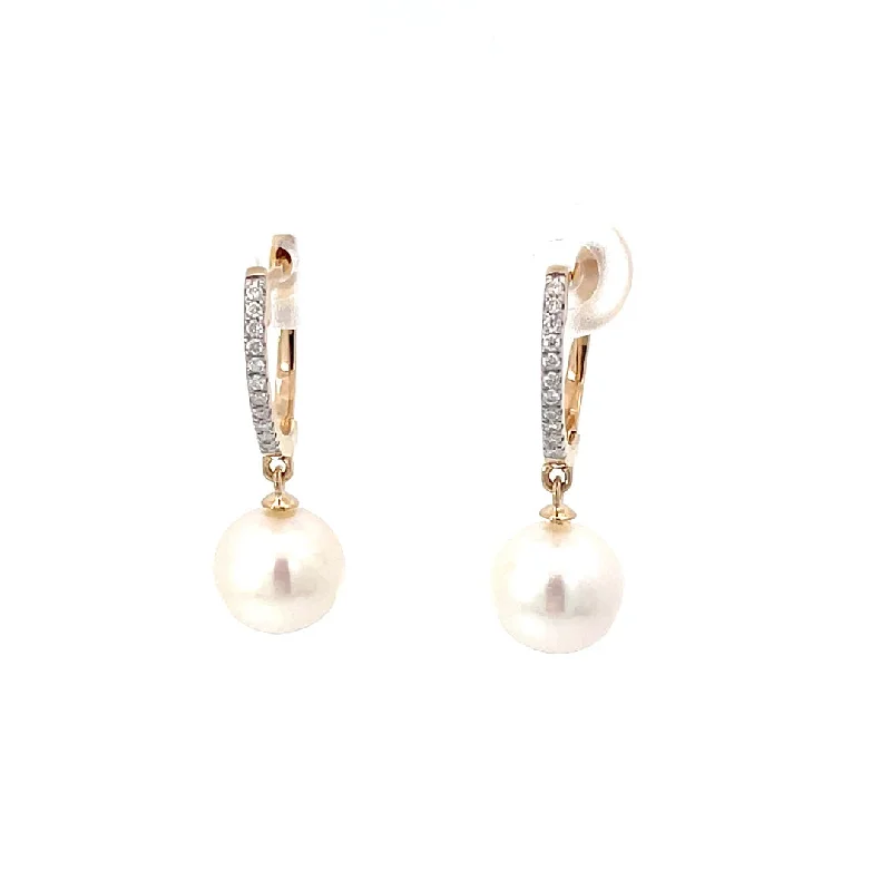 Women's Buddha earrings-Pearl Earring