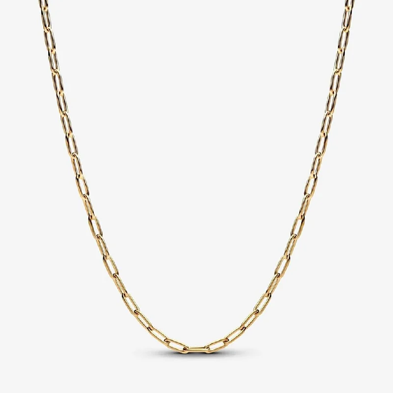 Women's vintage-inspired necklaces-PANDORA : Elongated Link Chain Necklace