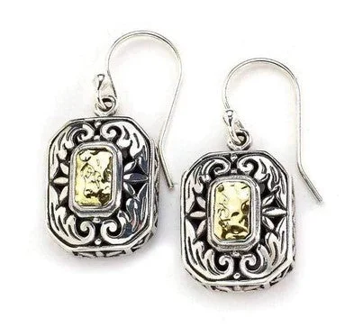 Women's exclusive earrings-Sterling Drop Earrings