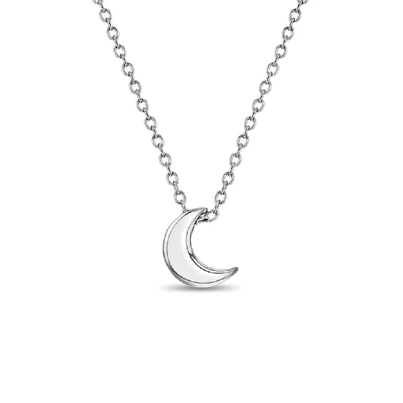 Women's choker necklaces-In Season Jewelry : Tiny Moon Children's Necklace