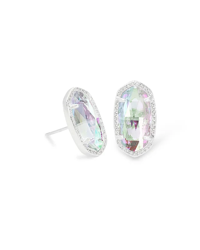 Women's beaded earrings-Kendra Scott Ellie Stud Earring With Dichroic Glass