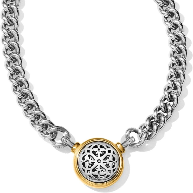 Women's zodiac necklaces-Brighton - Ferrara Two Tone Necklace