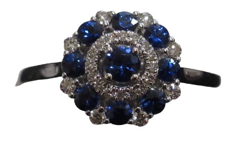 Women's eco-friendly rings-Sapphire Ring