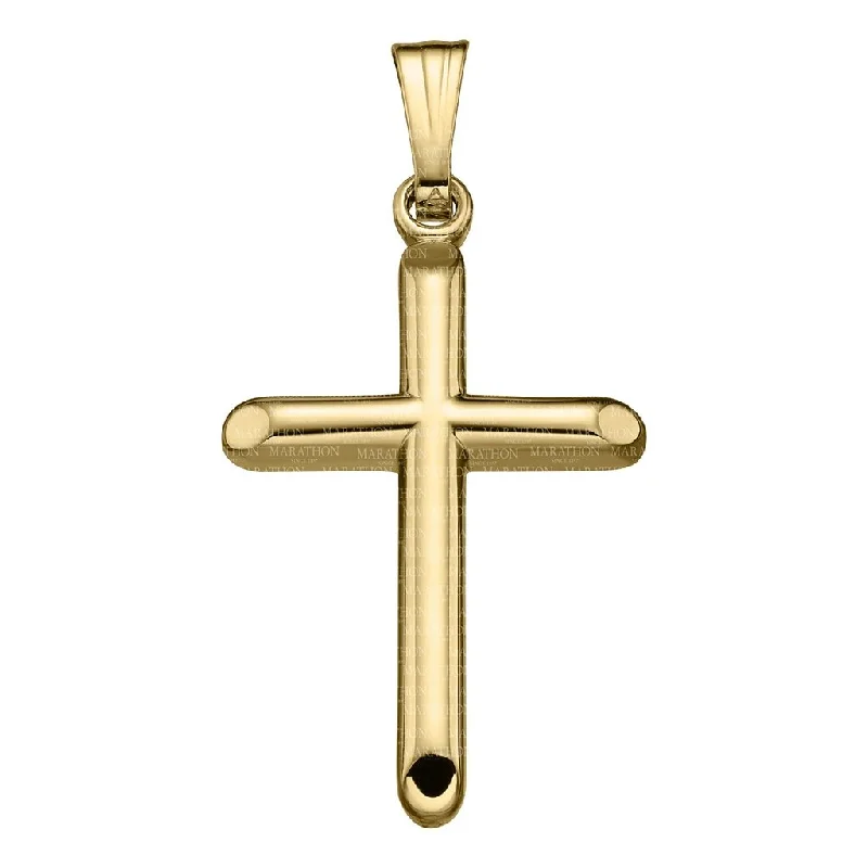 Women's sustainable necklaces-LeStage® Cape Cod : 14K Gold Cross