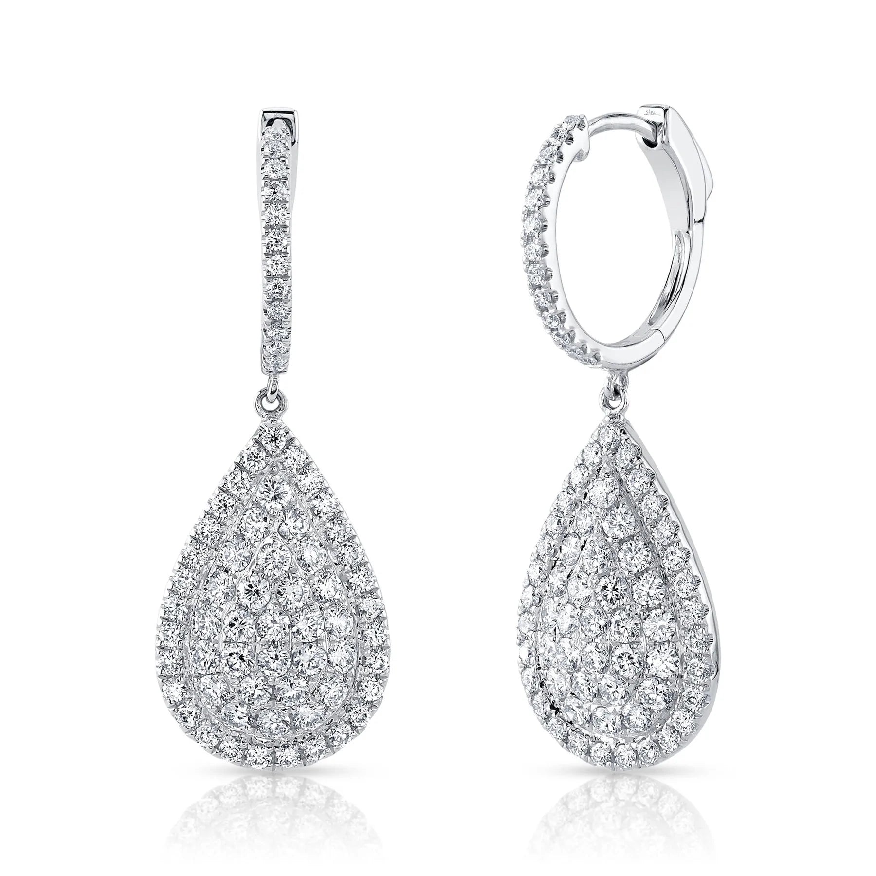 Women's Mother's Day earrings-14K GOLD DIAMOND RISA EARRINGS