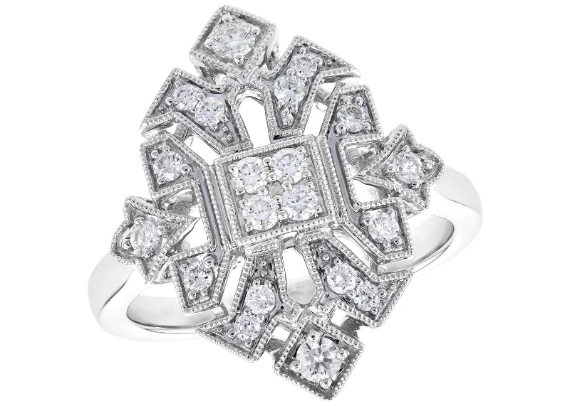 Women's investment rings-Allison Kaufman Gerometric Art Deco Ring