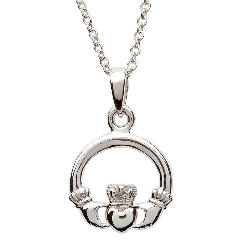 Women's Mother's Day necklaces-Shanore : Silver Claddagh Necklace