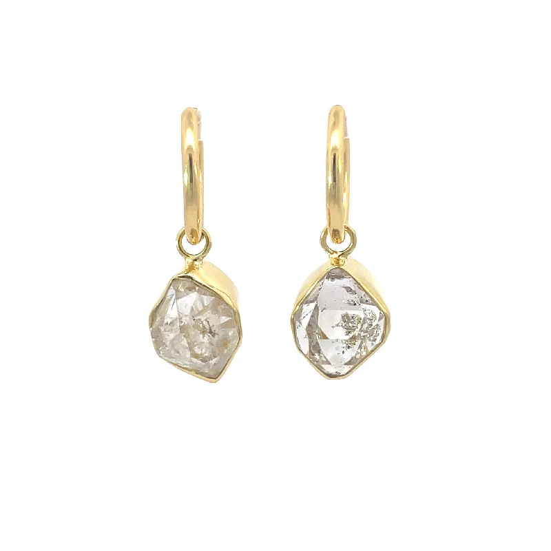 Women's zodiac earrings-Jorge Revilla Plated Sterling Quartz Earrings