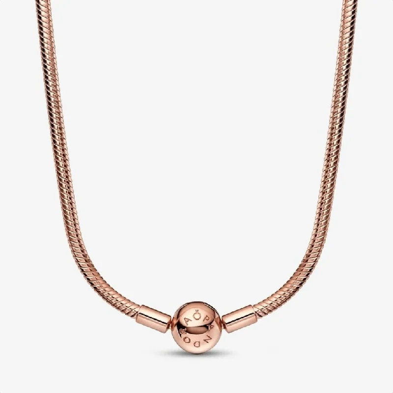 Women's modern design necklaces-PANDORA : Pandora Moments Snake Chain Necklace