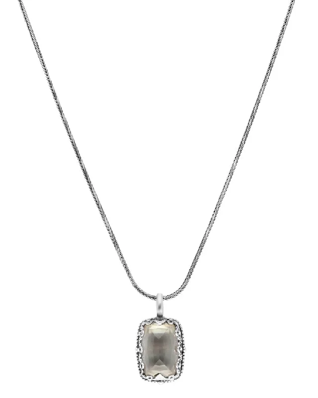 Custom women's necklaces-Konstantino Silver Pearl Necklace