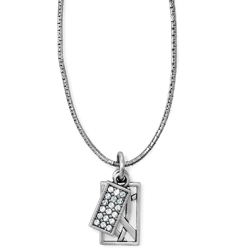 Women's everyday necklaces-Brighton : Meridian Zenith Charm Necklace in Silver