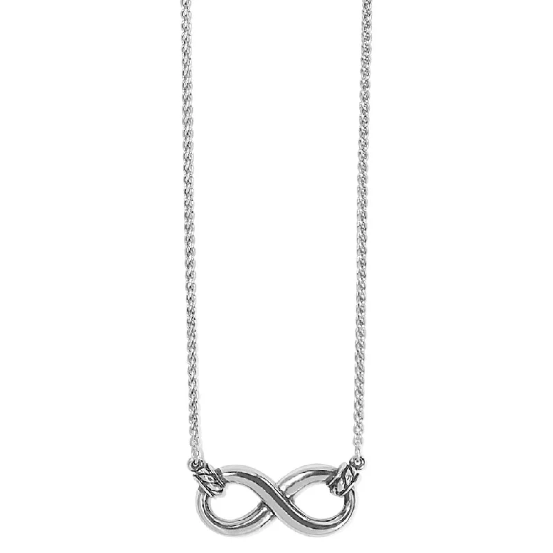 Women's everyday necklaces-Brighton : Interlok Infinity Necklace