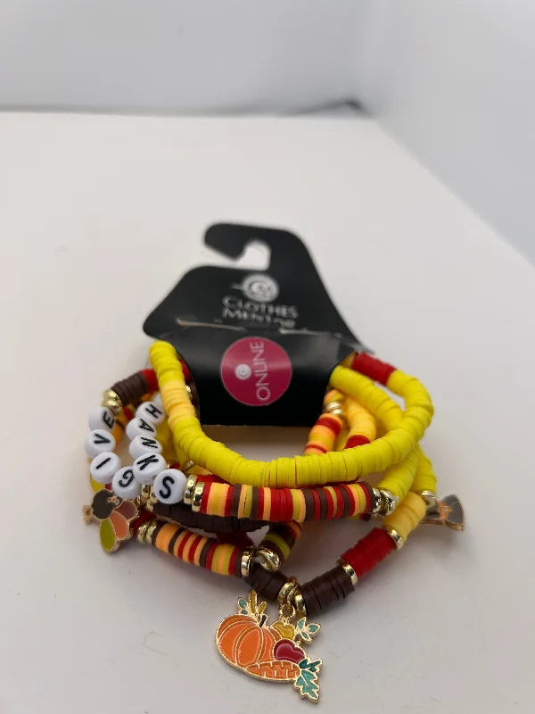 Women's anniversary bangles-Bracelet Beaded By Clothes Mentor