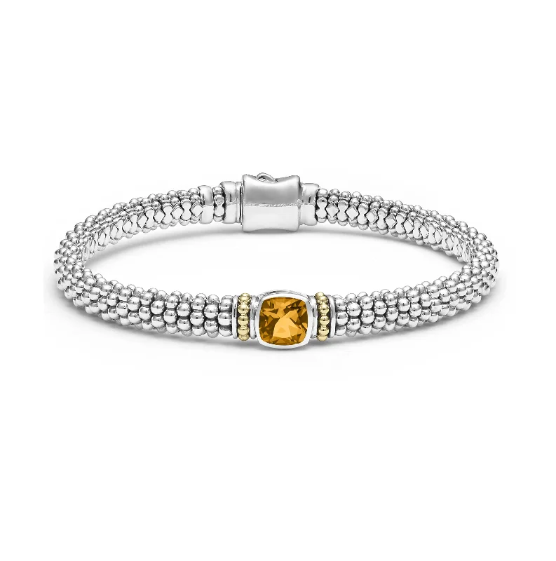 Luxury women's bangles-LAGOS Rittenhouse 6mm Citrine Bracelet