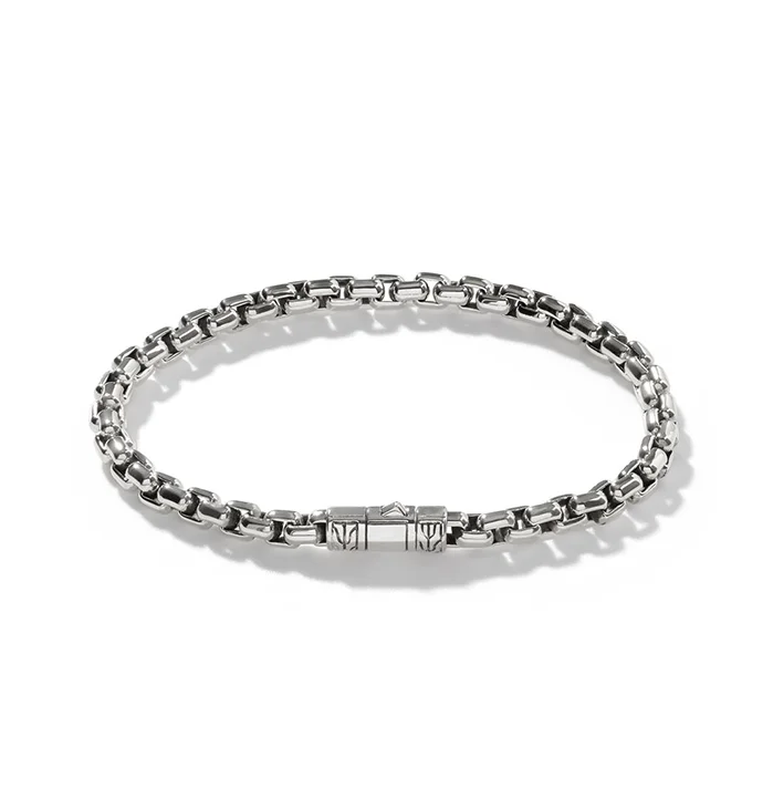 Women's heirloom bangles-John Hardy Classic Chain Sterling Silver Box Chain Bracelet