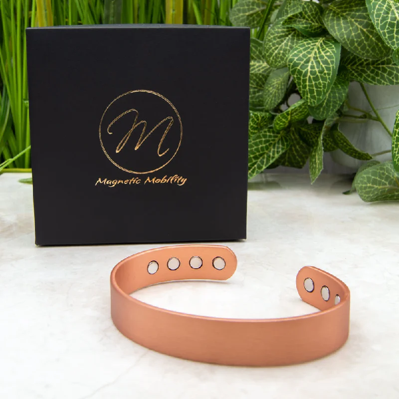 Women's charm bangles-Simplicity Copper Bracelet