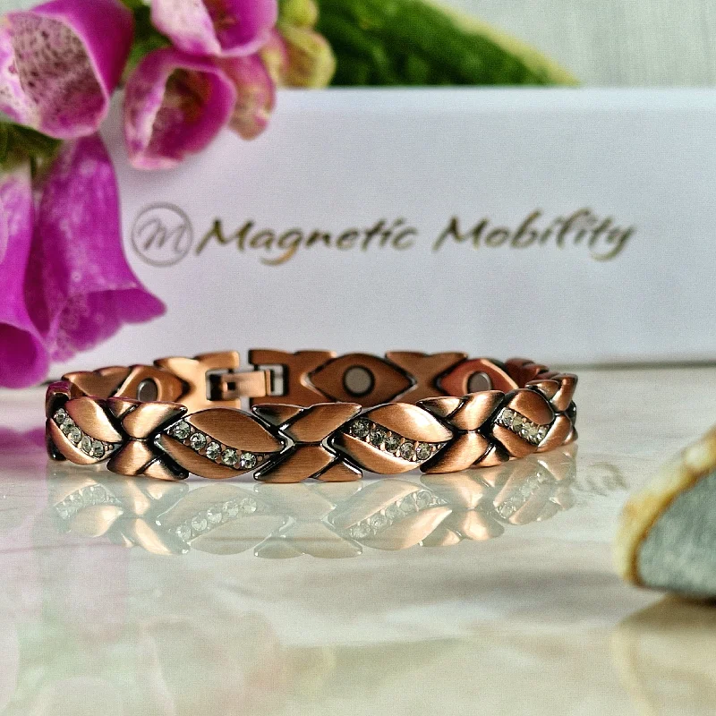 Women's investment bangles-Kerria Copper Bracelet