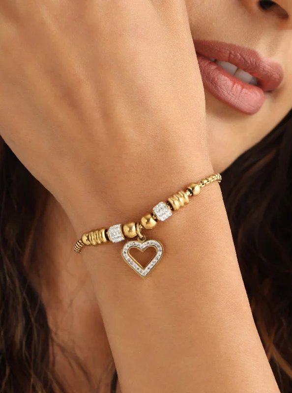 Handmade women's bangles-Turkish Heart Bracelet