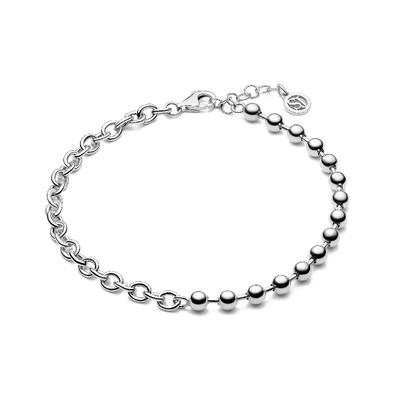 Women's silver-plated bangles-Sterling Silver Bormio Bracelet SJ-B2599