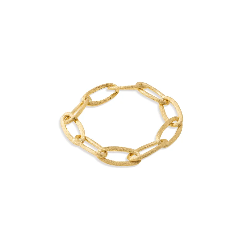 Women's sizeable bangles-Marco Bicego Jaipur Link Yellow Gold Oval Link Bracelet